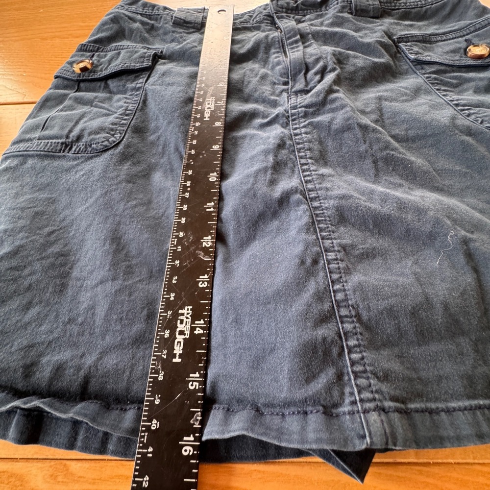 Sonoma Cargo Skort Size 10 Blue Stretch Casual Gorpcore Mid Rise Y2K Streetwear - Picture 7 of 8